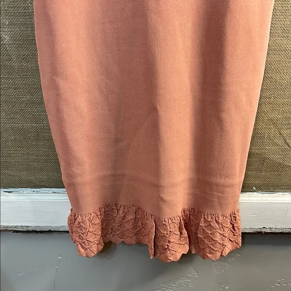 Hem & Thread- Pinky/ Mauve Knit Body-con Boutique Dress - Picture 5 of 7